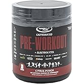 POWER PLAY FUEL All Natural Pre-Workout Powder with Electrolytes, Caffeine & Naturally Sweetened - High Powered & Loaded for Performance, Pumps, Focus & Energy - Citrus Punch, 30 Servings