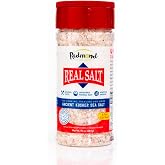 Redmond Real Salt - Sea Salt, Natural Unrefined Kosher, 10 Oz Shaker | Kosher sea salt shaker, natural unrefined gluten free salt for cooking &amp; curing. Real seasalt, not just plain sal