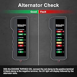12V Car Battery Tester and Alternator