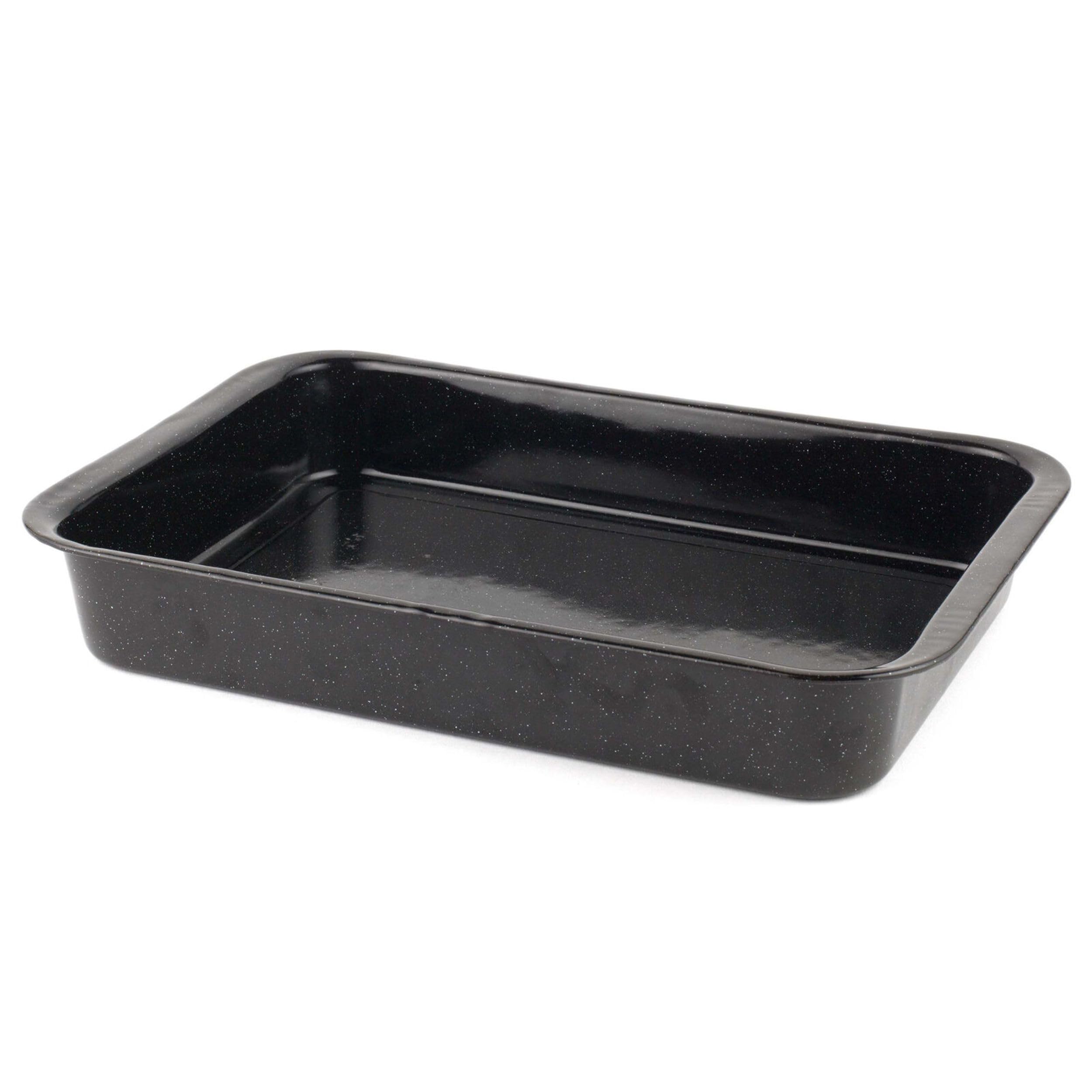Russell Hobbs CW12611 Romano Vitreous Enamel Roaster - Durable, Dishwasher Safe, Casserole Tray, Rectangular Roasting Tin for Vegetables and Meat, Oven Safe Up to 230°/ Gas Mark 8, 36 x 25 x 4 cm — image 1