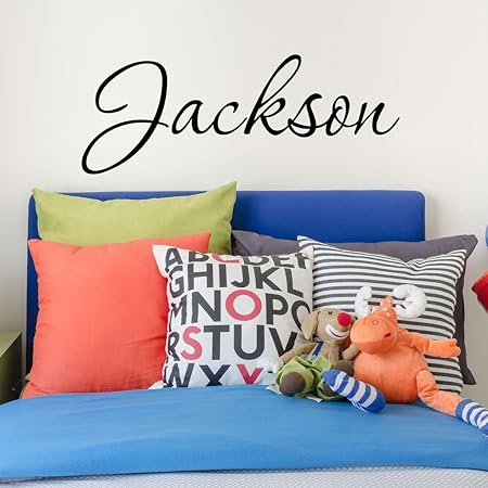 Amazon.com: Boys Nursery Personalized Custom Name Vinyl Wall Art Decal