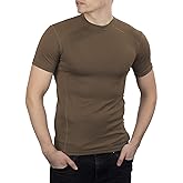 281Z Mens Military Moisture Wicking Base Layer T-Shirt - Tactical Training Army Professional - Polartec Delta - Odor Resist
