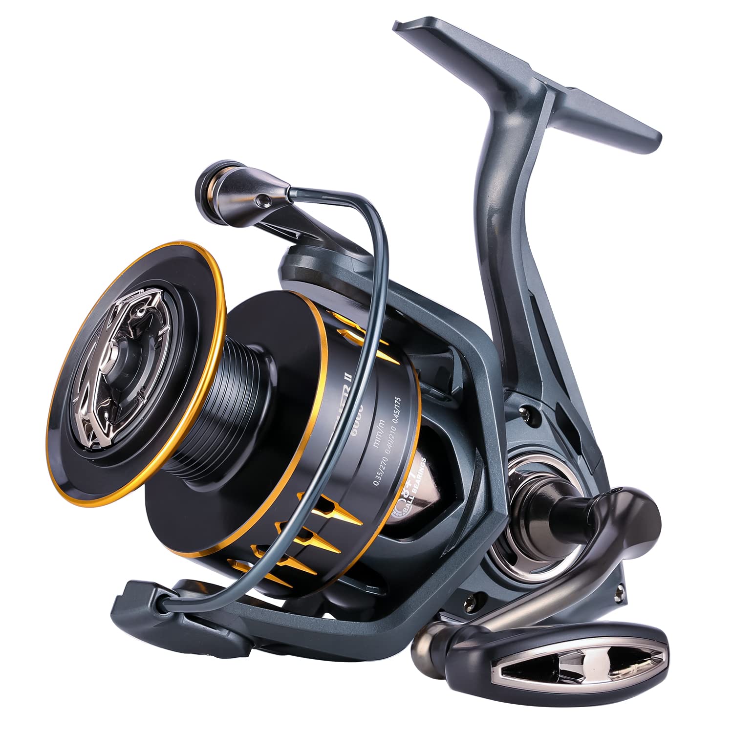 Seaknight ARCHER II Spinning Reel Freshwater 4.9:1 5.2:1 8+1BB Ultralight Carp Fishing Reel 2000 3000 4000 5000 6000 Max Drag 29LB