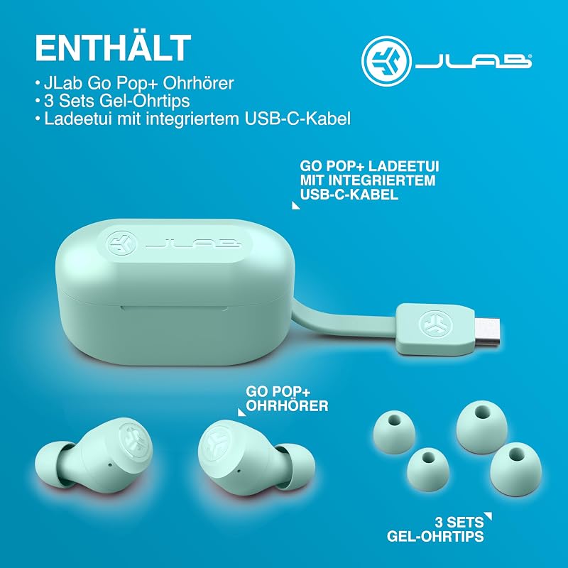 Go Air Pop+ True Wireless Kopfhörer - Bluetooth, Minzgrün