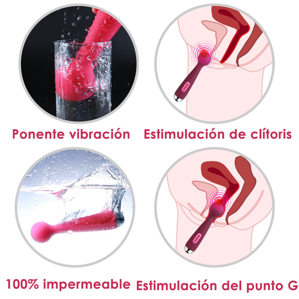 SVAKOM Vibrateur stimulateur de point G , masseur , sextoy , vibromasseurs pour femme Vibreur (Mini Emma-Violet)