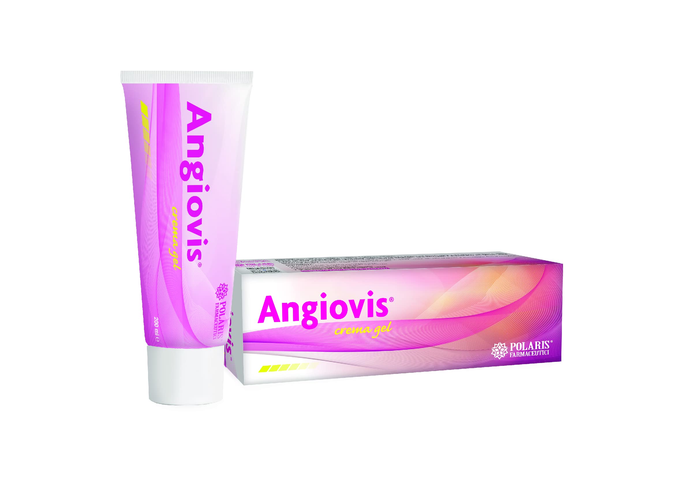 Polaris Pharmaceuticals Angiovis Gel Cream 200 ml for Swollen Legs and Ankles, Tired Legs, Heavy Legs, Venous Insufficiency