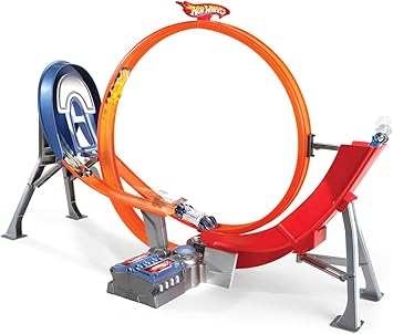 pista hot wheels espiral