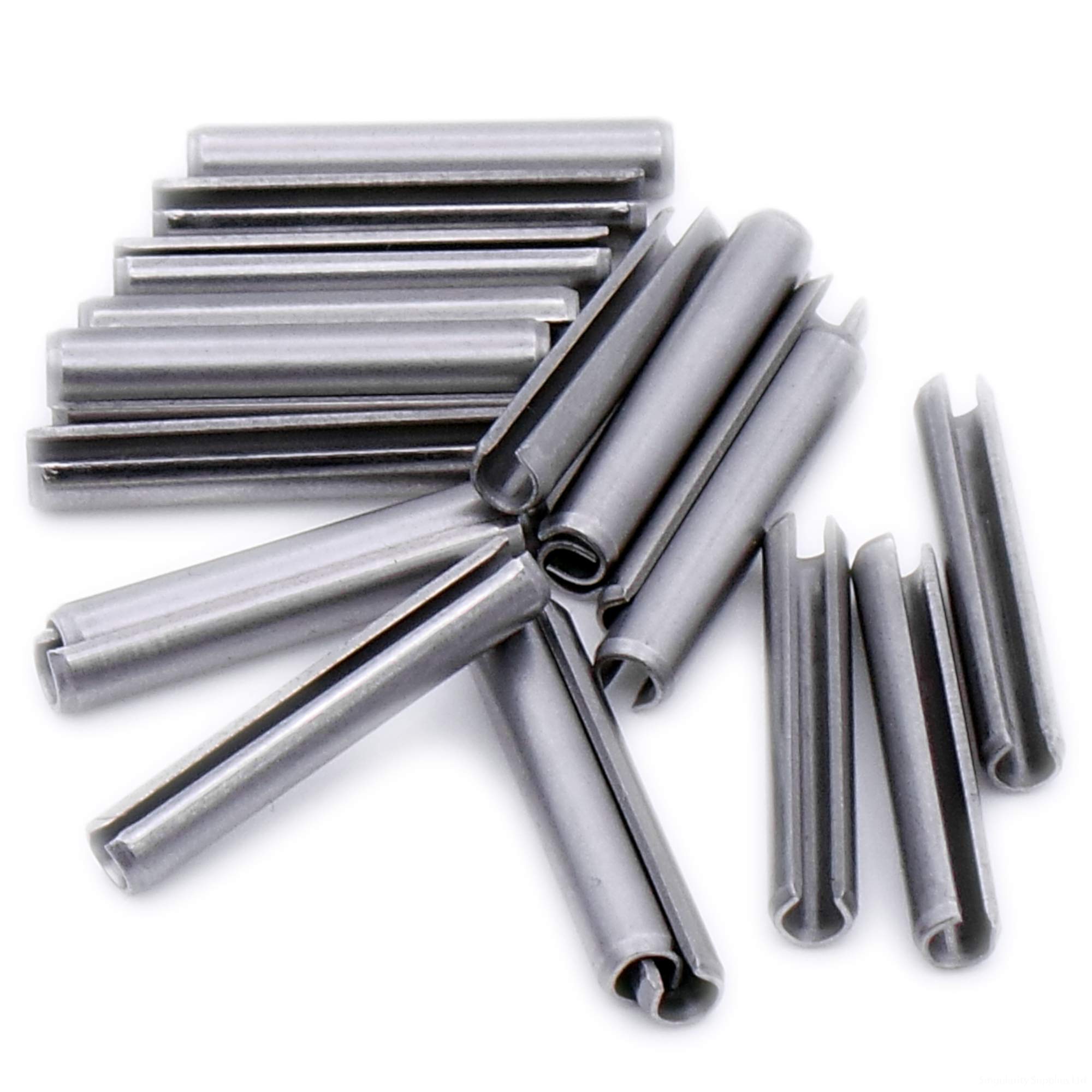 D4 (4mm x 14mm) Slotted Spring Pin (Heavy) - Stainless Steel (A1) (Pack of 20)
