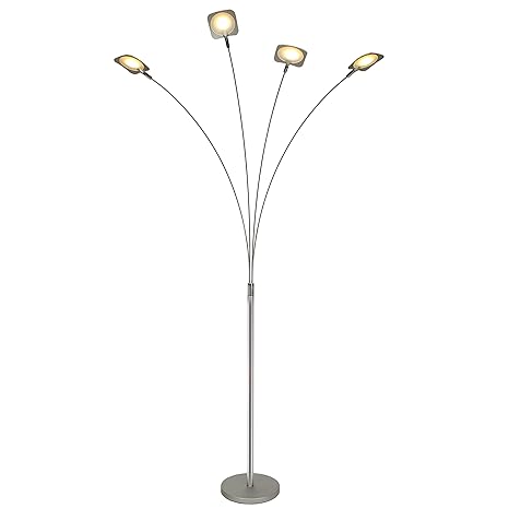 Brightech Orion 4 Led Arc Floor Lamp Modern 4 Arm Standing