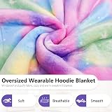 MOKANI Oversized Blanket Hoodie Kids Wearable Extra Long Blanket view 3