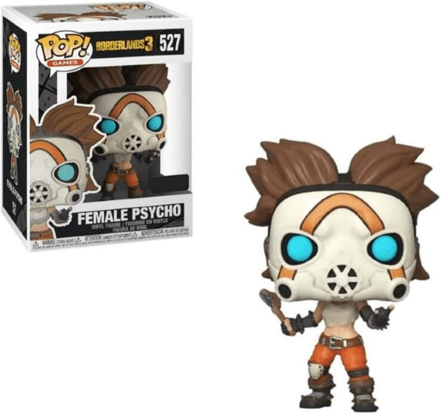 POP Borderlands 3 Female Psycho Vinyl Figure 527 Special Edition, Multicolor