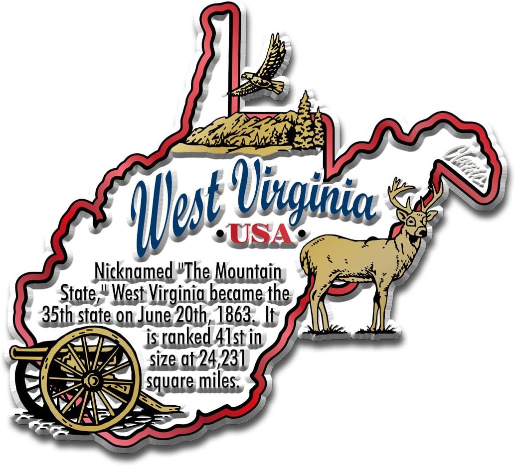 The 10 Best West Virginia Refrigerator Magnet