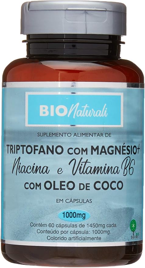 L Triptofano com Magnesio e Vitaminas, BioNaturali por BioNaturali