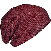 FORBUSITE Mens Slouchy Long Oversized Beanie Knit Cap for Summer Winter B08
