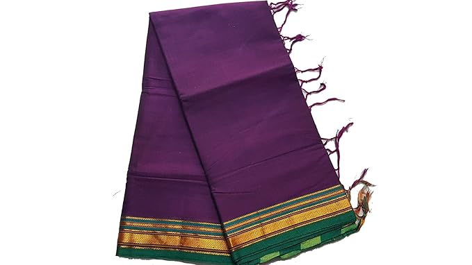 Women's Mercerized Cotton Saree With Blouse Piece