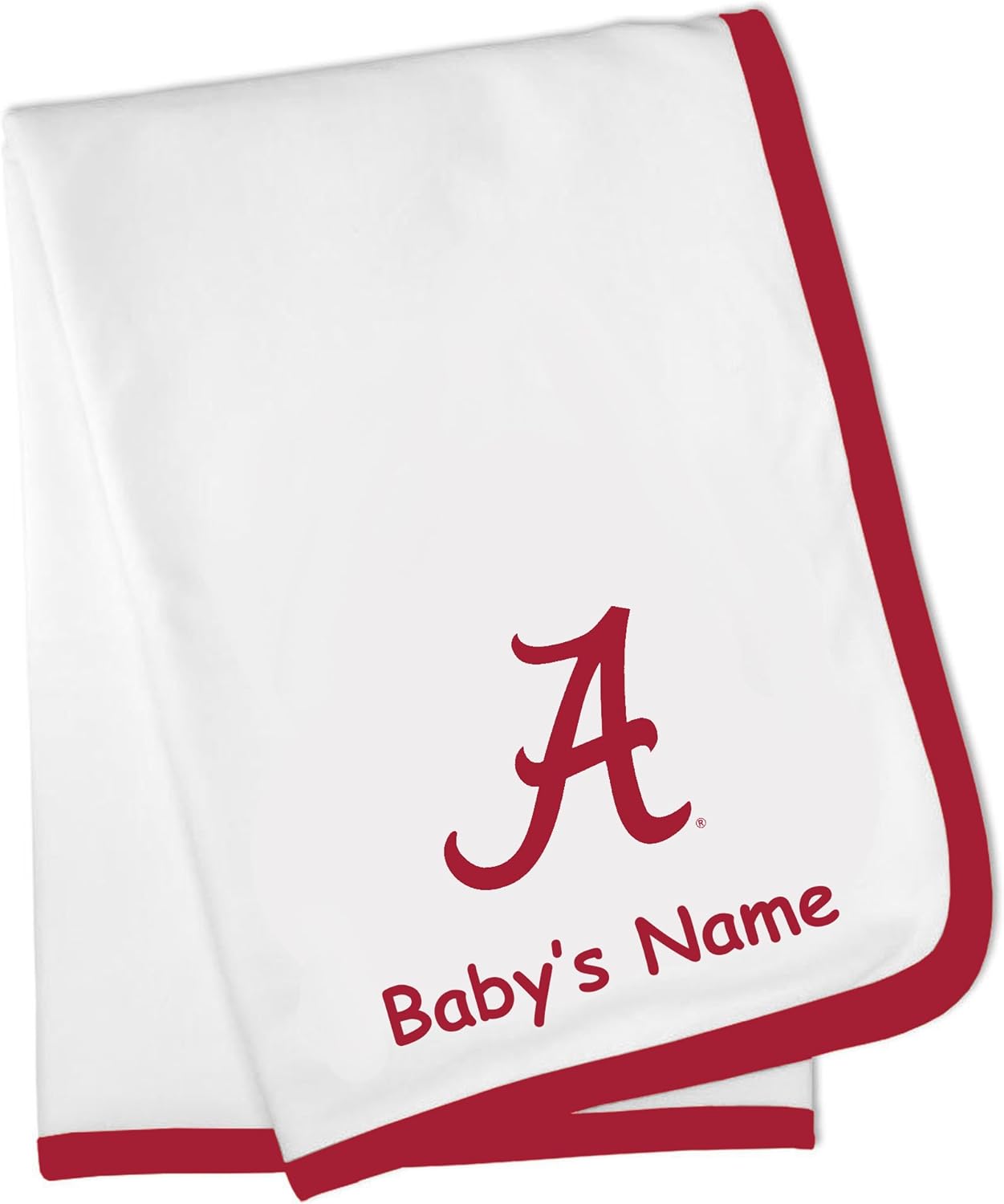Future Tailgater Alabama Crimson Tide Custom Personalized Baby Blanket