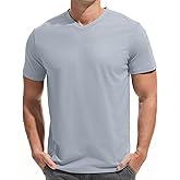 VEIISAR Premium V Neck T Shirts for Men - Modern Fitted Tees Vneck Undershirts