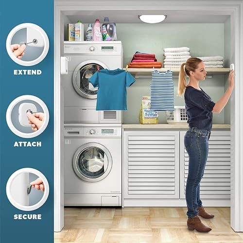 Bartnelli Premium Retractable Clothesline Heavy Duty Retracting