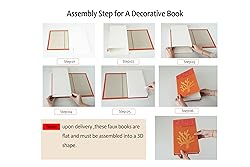 TOP CLADD Coffee Table Decorative Books For Home