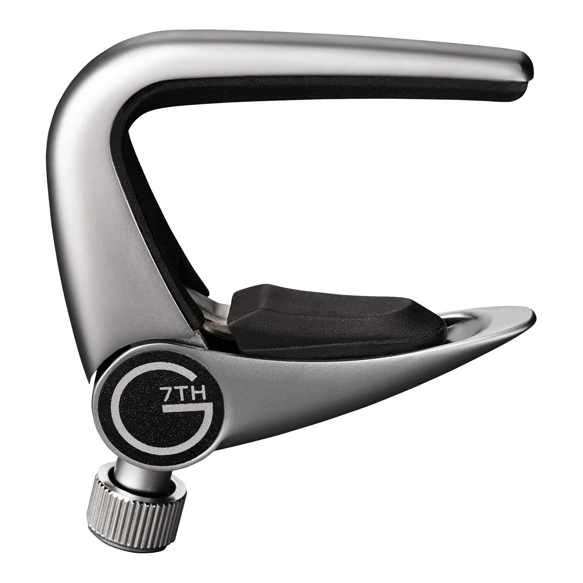 G7th Newport Silver Banjo Capo - Lightweight with Adjustable Tension Control - Capo for Banjos, UK Designed