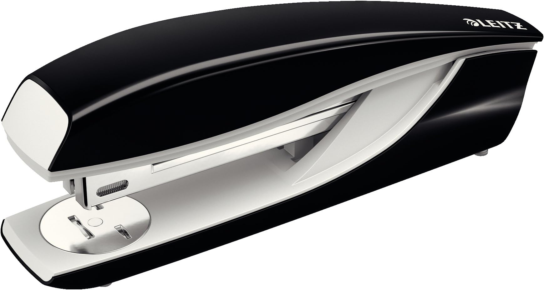 Leitz 55040395 Stapler, 40 sheet capacity, Black, Ergonomic metal body, Includes staples, NeXXt Range, 55040095