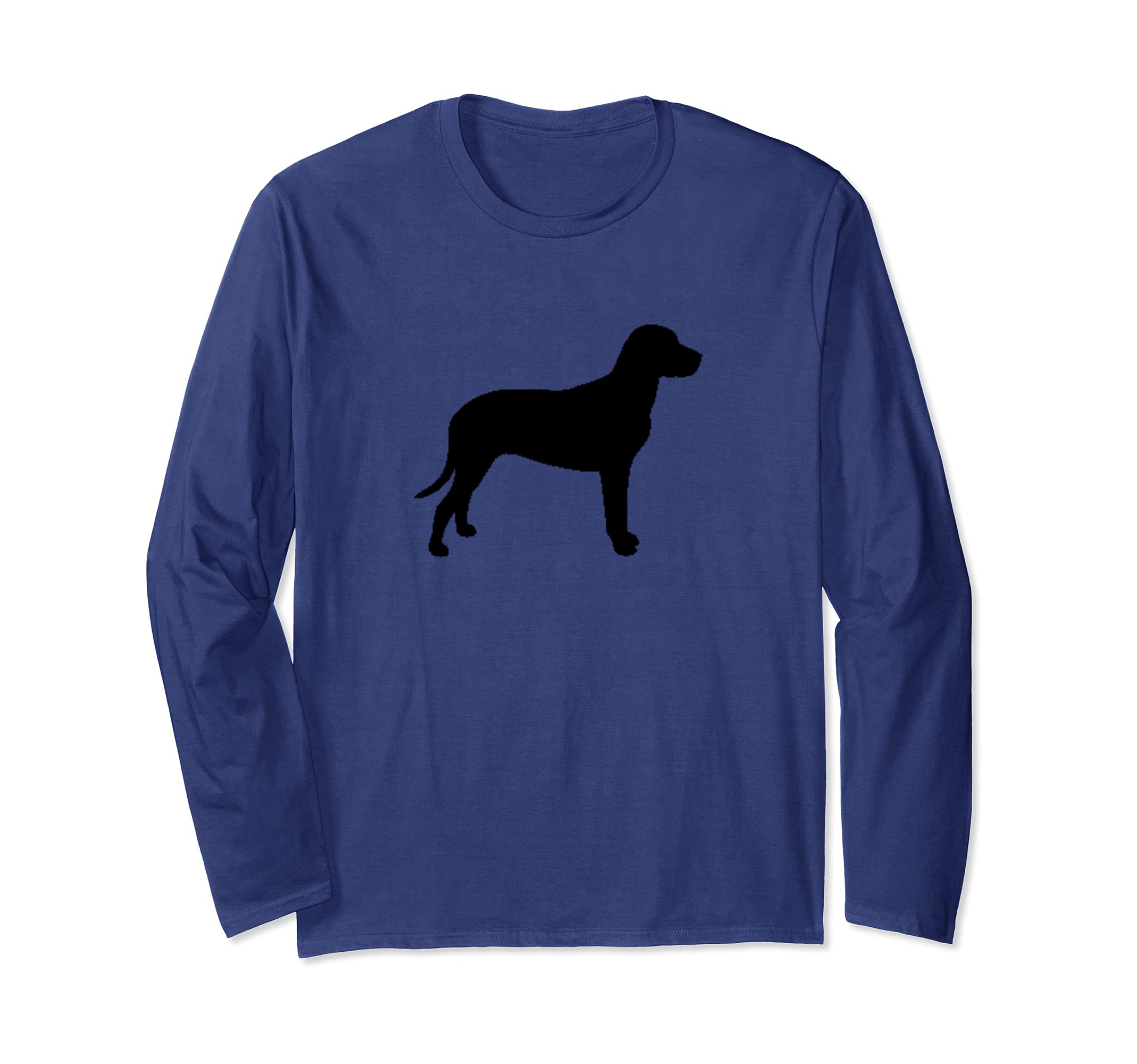 Silhouette of Dog Breed - Finnish Hound Long Sleeve T-Shirt