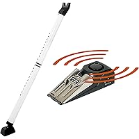 Door Stopper Alarm and Door Security Bar Bundle - House, Apartment, School, Hotel Door Security System, Sliding Glass Door Se