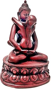 Bellaa 29639 Buddha Statue Yab Yum Shakti Embrace Tantra 6 inch
