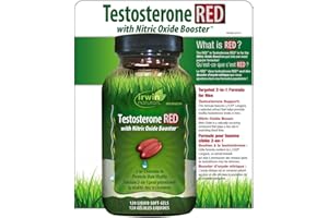 Irwin Naturals Testosterone UP Red With Nitric Oxide Booster Soft Gels
