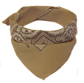 Oramics Bandana Kopftuch Halstuch - gemustert: Paisley Muster - 24 Farben - 100% Baumwolle!