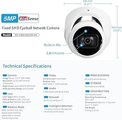 Dahua PoE Security Dome Surveillance IP Camera