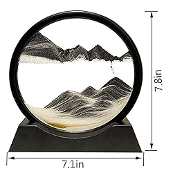 HYUGF Moving Sand Art Picture Decor, 3D Deep Sea