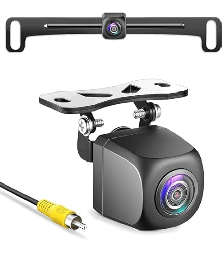 Dynavision achteruitrijcamera, parkeerhulp met afstands-/hulplijnen in de kentekenplaatverlichting voor Ford Transit MK6/MK7 Transporter car camera