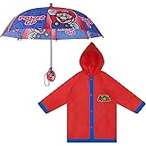 Nintendo Kids Umbrella And Slicker, Super Mario Boys Rain Wear Set, For Ages 4-7