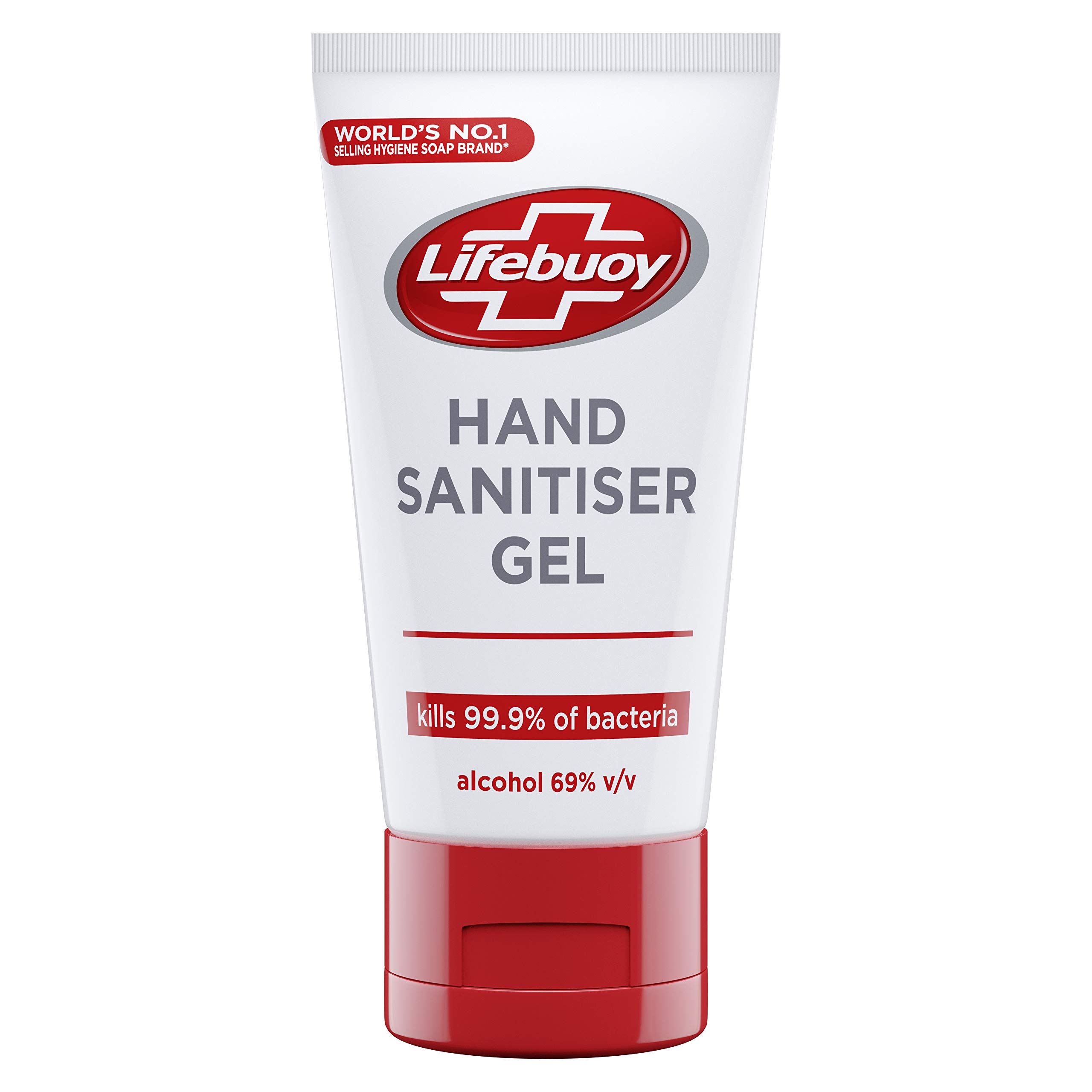 Lifebuoy Sanitising Tube alcohol-based hand sanitiser gel Hand Sanitiser to fight germs 50 ml (Pack of 12)
