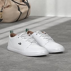 Lacoste Men's Bayliss Sneaker, Deep White, 10.5