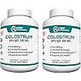 Hybrid Nutraceuticals Bovine Colostrum Supplement - Muscle Building - Immune Support - Powerful Digestion - Lactoferrin Supplement (240 Colostrum Capsules - 500mg - 30% IgG) (2)