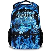 BEOIIBIRD School Backpack for Kids - Gamer Boys Backpack for Elementary Middle School - 17Inch Gaming Bookbag for Kindergarten with Adjustable Strap