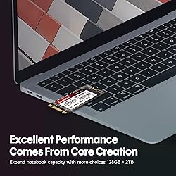 KingSpec M.2 SATA SSD, 1TB 2242 SATA III 6Gbps