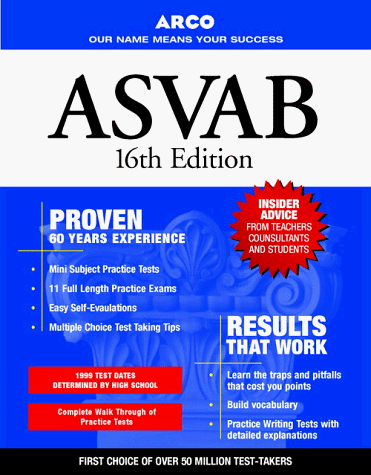 Arco Everything You Need to Score High on the Asvab (Master the Asvab (Book Only))