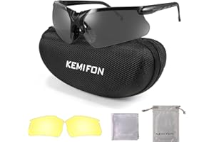 KEMIFON Shooting Safety Glasses Anti Fog Gun Range Hunting Glasses Eye Protection Eyewear Interchangeable for Men Women