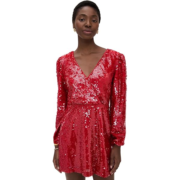 knee length dresses for ladies Black Halo Brett Mini Dress in Pearl main image 0