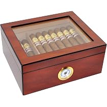 DUCIHBA Umidor de charuto de cedro espanhol premium – capacidade