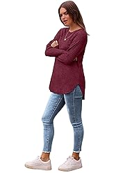 Saloogoe Tunic Tops to Wear with Leggings 2025 Long