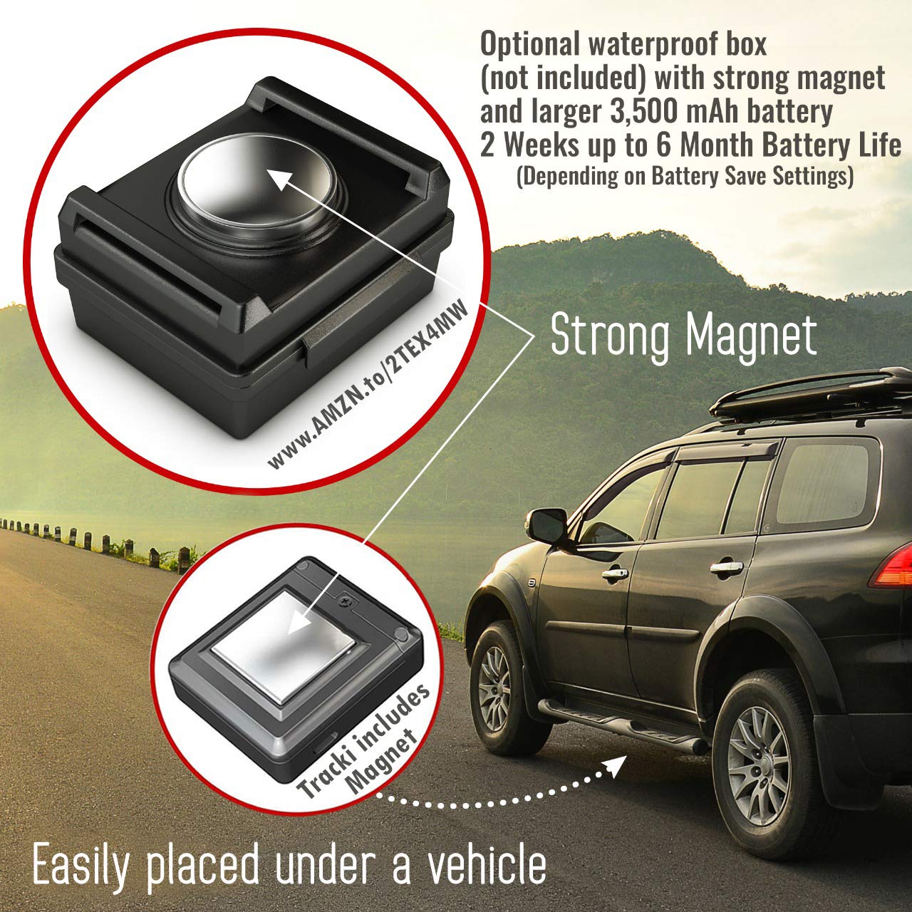 Mua Tracki 2020 Model Mini Real time GPS Tracker. Full USA & Worldwide Coverage. for Vehicles