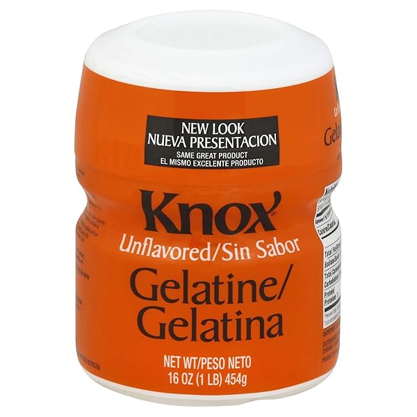 KNOX UNFLAVORED GELATIN (16 OZ JUGS, PACK OF 12)