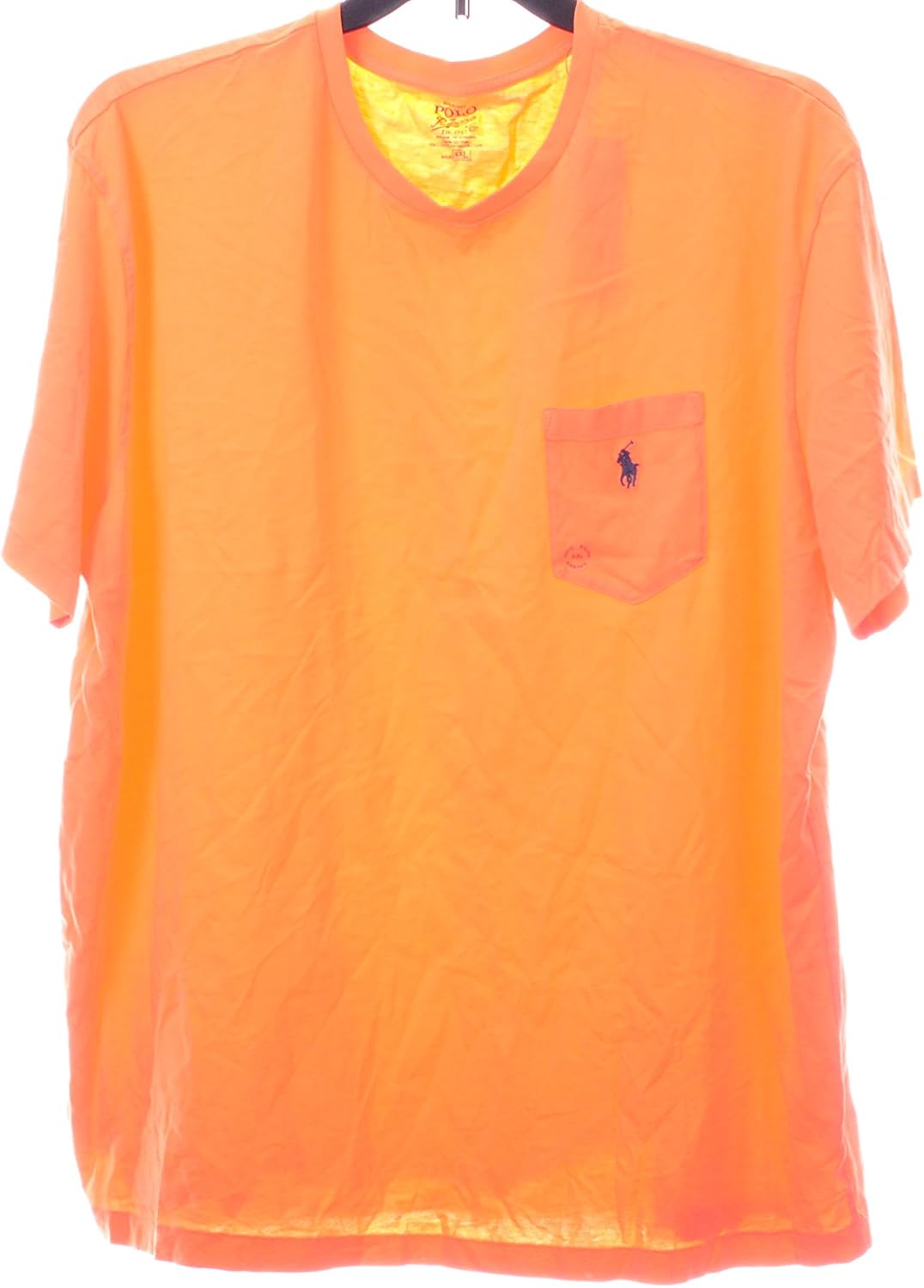 orange pocket t shirt