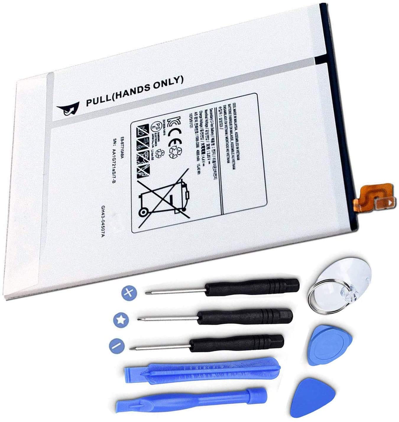 EB-BT710ABE EB-BT710ABA EB-BT710ABC Tablet Battery Replacement for Samsung Galaxy Tab S2 8.0" 3G Wifi LTE-A SM-T710 T710X T713 T715 T715N T715C T715Y T715N0 T719 T719C T719Y T719N(3.85V 4000mAh)