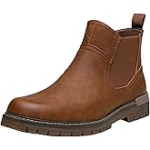 Jousen Chelsea Boots Casual Slip On Ankle Waterproof Mens Boots