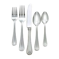 Lenox Vintage Jewel Frosted 5-Piece Stainless Steel